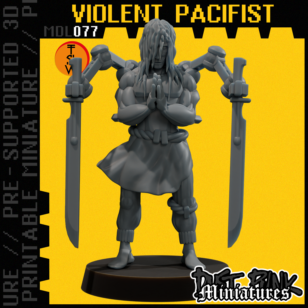 MDL077 VIOLENT PACIFIST [PRE-SUPPORTED]